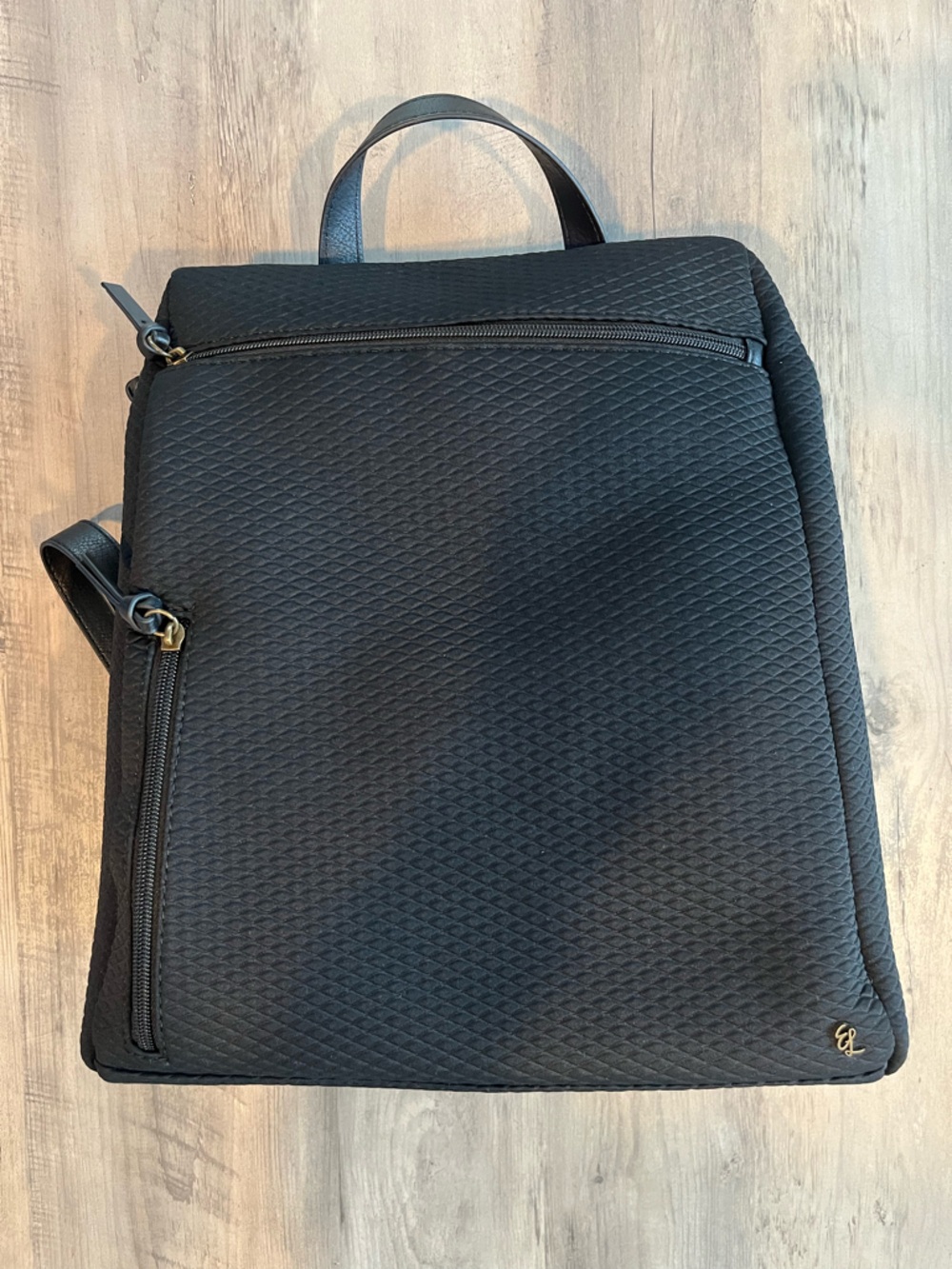 Elliott Lucca Black Women’s Quilted Backpack - Stylish Everyday Carry